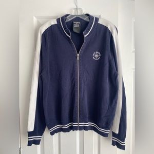 Vintage Ralph Lauren Polo Navy Zip Up Sweater